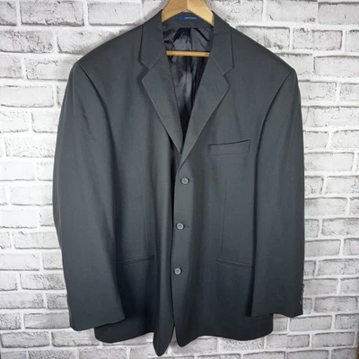 Chaqueta Blazer Abrigo Deportivo de Lana Negra Ralph Lauren De Colección Para Hombre 46R Foto 1 de 4