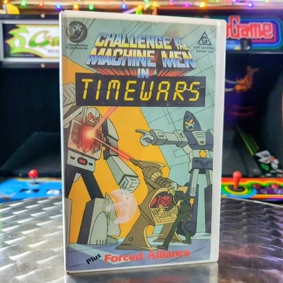 Challenge Of The Machine Men In Time Wars - VHS Video Big Box Ex Rental - Image 1 of 4