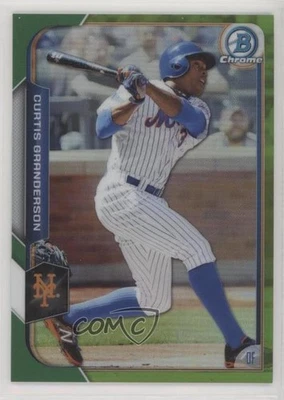 2015 Bowman Chrome Green Refractor /99 Curtis Granderson #82 - Image 1 of 2