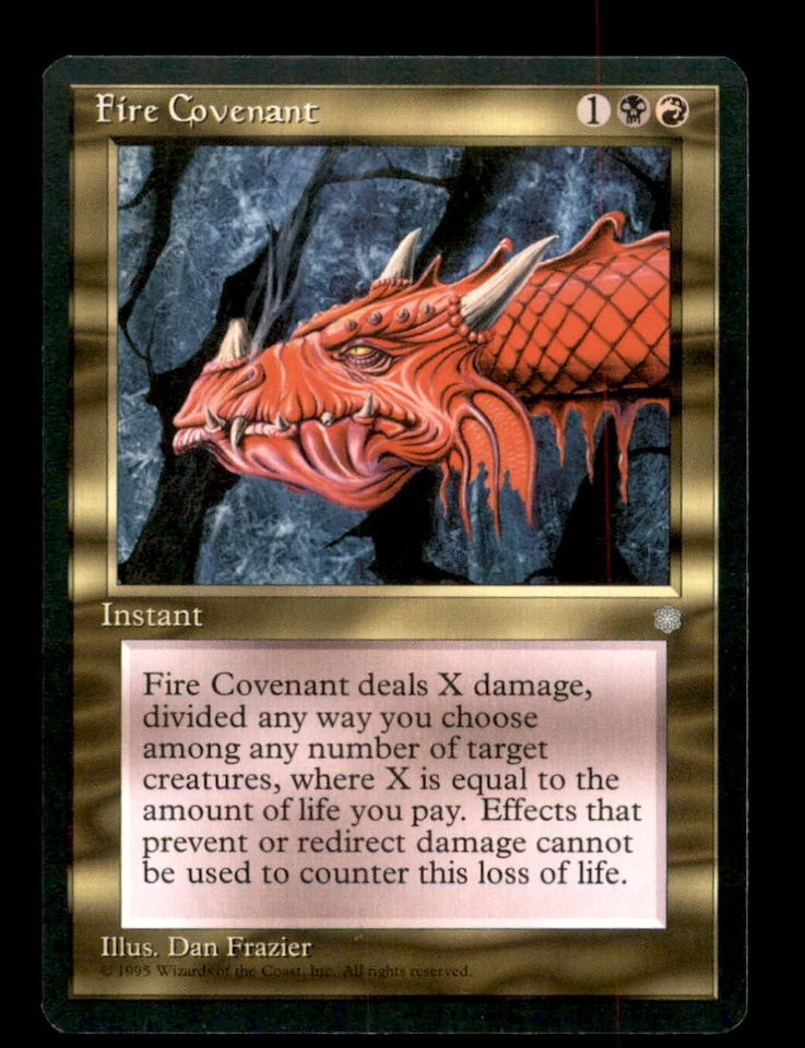 MTG Fire Covenant LP Light Play Ice Age [2378] - Image 1 of 1