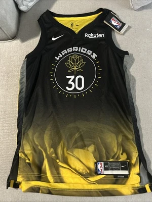 (S) Camiseta deportiva Swingman Nike City Edition de Steph Curry Golden State Warriors nueva con etiquetas Foto 1 de 4