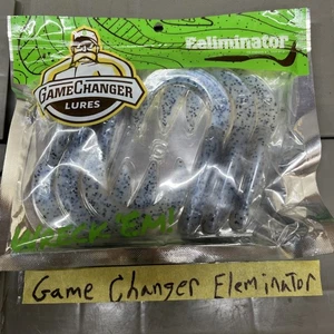 GAME CHANGER- AAL-IMINATOR CREACHER BAIT EINZIGARTIGE OPTIK. Farbe BLUE GLIMMER - Bild 1 von 16