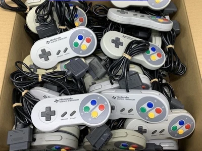 [Untested] Nintendo Super Famicom SFC SNES Controller Lot of 25 Free Shipping - Image 1 of 4