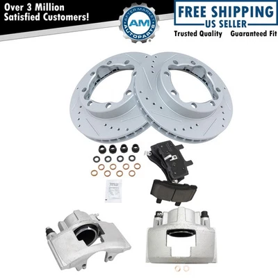 Kit de pastillas de freno delanteras y rotor para Chevrolet K1500 Suburban 1994 1988-1998 K2500 Foto 1 de 4