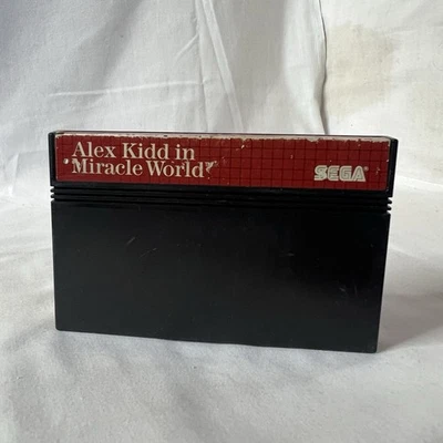 Alex Kidd in Miracle World (Sega Master System, 1986) Cartridge Only Cart Tested - Image 1 of 3