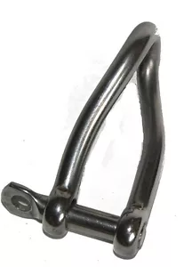 NAUTOS 405 - 10 mm ( 3/8") TWISTED SHACKLE - SCREW PIN WITH EYE - Loose pin - Picture 1 of 2