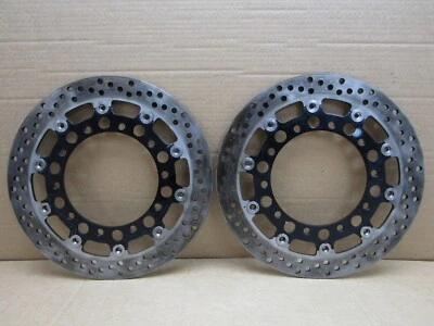 Par de discos de freno delanteros Kawasaki Ninja H2 ZX1002 SX SE 2018 3.845 millas (12987) Foto 1 de 4