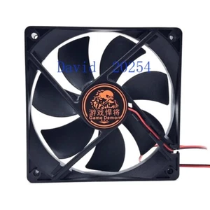 Game monster 12V 12CM 12025 2-line A1 interface power cooling fan - Picture 1 of 5
