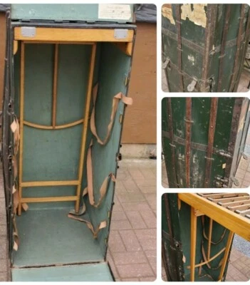 Vtg 1898 Innovations Pier Busseti Wardrobe Closet Steamer Trunk Chest LOCAL P/U! - Image 1 of 4