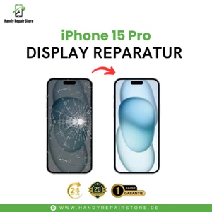 iPhone 15 Pro OLED Display Reparatur ⭐ Mit Einbau ⭐ - Bild 1 von 5