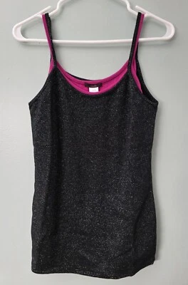 Paquete de 2 camisetas sin mangas MARK camisola XL rosa y negro brillante para mujer  Foto 1 de 4