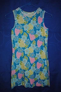 Girls CIRCO Multi Color Floral Design Sleeveless Knit Dress Size L 10/12 - Picture 1 of 4