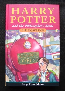 HARRY POTTER PHILOSOPHERS STONE JK Rowling HARDBACK 1st EDITION / 2nd PRINT LP - Picture 1 of 3