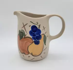 Vtg Farmhouse Stoneware Small Pitcher Chatham Pottery Studio Art Country Harvest - Picture 1 of 9