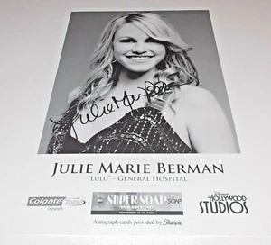 Julie Marie Berman Autograph Reprint Photo 9x6 General Hospital 2008 Chicago Med - Picture 1 of 1