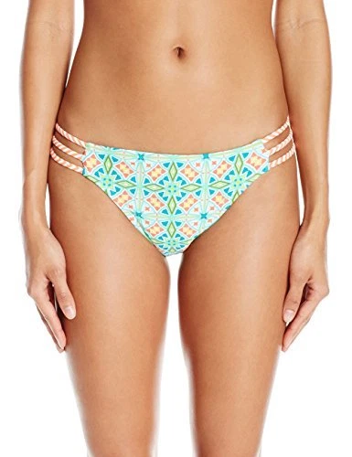 Hobie Someday My Prints Strappy Side Hipster Bikini Swim Bottom - M *NEW - Image 1 of 1