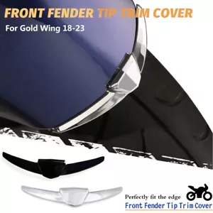 Cubierta de borde de punta de guardabarros delantero cromado ABS compatible con Honda Goldwing GL1800 2018-2023 - Imagen 1 de 10