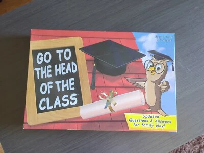 Hasbro 2002 Go to the Head of the Class Board Game Updated Family COMPLETE 1065 - Image 1 of 4
