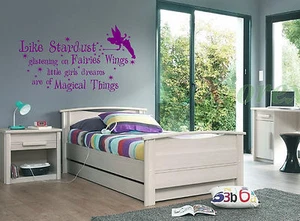 ¡Como Stardust Fairies Sueños Cosas Mágicas Dormitorio Pared Arte/calcomanías/niña/bebé!!¡! - Imagen 1 de 4