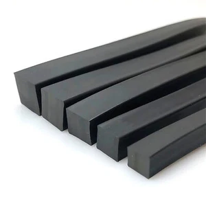 Tira de sello de goma de nitrilo sólido NBR sección cuadrada aceite resistente al calor 4x4 mm ~ 30x30 mm - Imagen 1 de 7