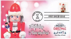 SC 4366-3, 2008, Holiday Nutcrackers, Add-on Cachet, Standard Postmark, FDC, Sa - Picture 1 of 1
