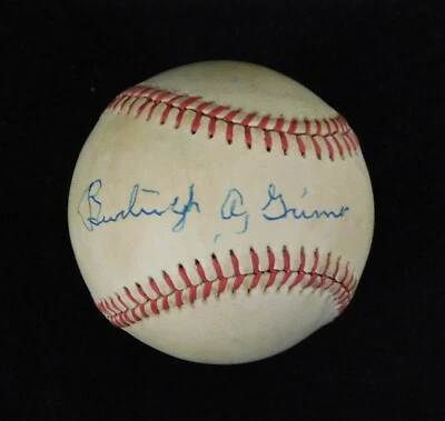 Burleigh Grimes Pirates Signed National League Baseball JSA Authenticated - Image 1 of 4