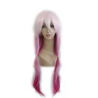 Breathable Hair Wigs for Women 28" Pink Wigs with Wig Cap