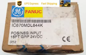 Free Tax IC670MDL644K GE Fanuc IC670MDL644K POS/NEG Input Module UPS Expedited - Picture 1 of 7