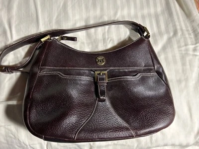 Etienne Aigner Vintage Brown Leather Bag Purse Handbag - Image 1 of 4