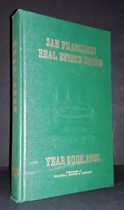 1968 SAN FRANCISCO REAL ESTATE BOARD YEAR BOOK California histort - Picture 1 of 1