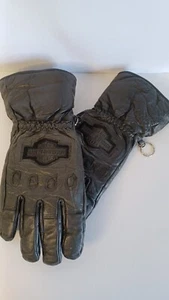 Harley Davidson Black Riding Motorcycle Gloves Size XL - Foto 1 di 9