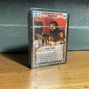 πͺ Warlord APS 7 - Sigurdur - Dwarf Deck Saga of the Storm CCG 4E - Picture 1 of 10