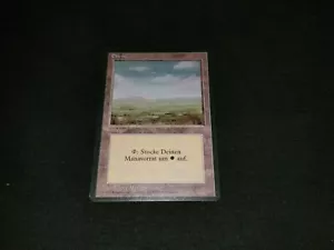 MTG 1x Revised basic land NM German FBB Plains (Grass) - ships w/ tracking - Picture 1 of 2