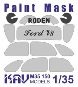 Máscara de pintura 1/35 para Ford V8 (Roden) - Imagen 1 de 1