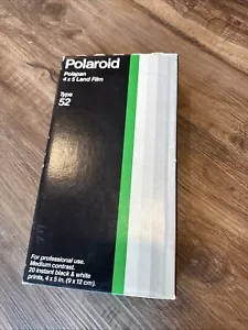 Polaroid Type 52 Polapan 4x5 Black And White Film. One box of 20 photos. Exp 84 - Picture 1 of 4