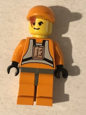 Star Wars Orange Lego Mini figure  Action Figure Toy L1 - Image 1 of 2