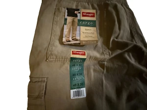 Men's Pants, (New w/tags), Wrangler Relaxed Fit, 48X30, Color/Grain, 100% Cotton - Picture 1 of 22