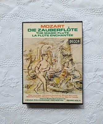 Mozart Die Zauberflote The Magic Flute La Flùte Enchantèe Cassette Tapes. Decca. - Image 1 of 4