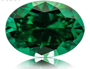 Cubic Zirconia Oval Grass Green AAA Rated CZ Loose Stones (5x3mm - 18x13mm) - Picture 1 of 1