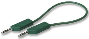 TEST LEAD, GRN, 500MM, 60V, 16A, Banana Test Leads | 934091104 - Picture 1 of 2