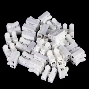 150X Electrical Cable Connectors Quick Splice Lock Wire Lamp Connection Terminal - Picture 1 of 6