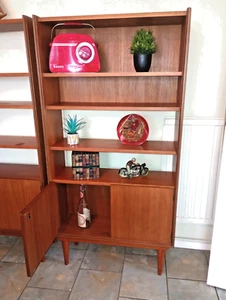 Vintage Mid century Danish Style Teak G Plan Wall Unit - Picture 1 of 7