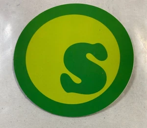 SEEDLESS CLOTHING - Dark Green Logo Brand Sticker 7cm x 7cm - Picture 1 of 2