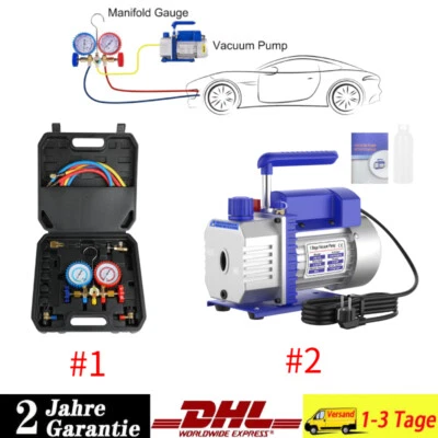 MARKENLOS Vakuumpumpe 220 V 50 Hz Unterdruckpumpe Vakuumgeräte Vacuum Pumpe Refrigerant