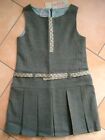 (C677) Judith Lacroix Girls Kleid 100% Wolle im Faltenrock Stil ohne Arm gr.110