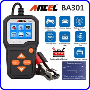 6/12V Car Battery Tester Cranking Charging System Battery Analyzer DiagnosisTool - Picture 1 of 12
