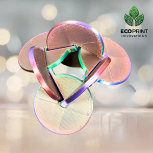 Tolles Twister Fidget Spielzeug - 3D-gedrucktes sensorisches Geschenk in Grün, Lila & Kupfer - Bild 1 von 10