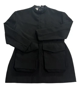 Dress By Studio CUT The Frankie Shop Patch Pocket Jacket in Black - Picture 1 of 6