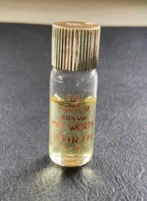 MISS WORTH BY WORTH  1.8 ML EAU DE PARFUM MINIATURE PERFUME NO BOX RARE - image 1 of 3