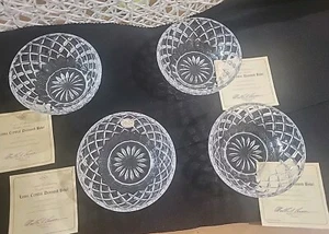VINTAGE LENOX CRYSTAL DIAMOND 5" BOWLS - Picture 1 of 3